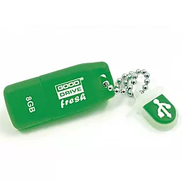 Флешка GooDRam 8GB Standart Fresh Mint Flavour USB 2.0 (UFR2-0080G0R11) Green - фото Флешка GooDRam 8GB Standart Fresh Mint Flavour USB 2.0 (UFR2-0080G0R11) Green