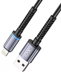 USB Кабель XO NB215 Intelligent Conversion 2.4A Lightning Cable Black - мініатюра 2