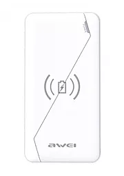 Повербанк Awei P59K Wireless 10000 mAh White - фото Повербанк Awei P59K Wireless 10000 mAh White