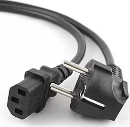 Кабель живлення Cablexpert C13 1m Black (PC-186-1M) - фото Кабель живлення Cablexpert C13 1m Black (PC-186-1M)