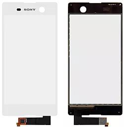 Сенсор (тачскрин) Sony Xperia M5 E5603, E5606, E5633, E5653, E5663 White - фото Сенсор (тачскрин) Sony Xperia M5 E5603, E5606, E5633, E5653, E5663 White