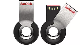 Флешка SanDisk Cruzer Orbit 32GB (SDCZ58-032G-B35) Black/silver - мініатюра 2