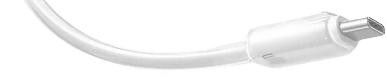 Кабель Baseus Crystal USB-A - Type-C 100w 5a 2м cable Moon White (E04279) - фото 2