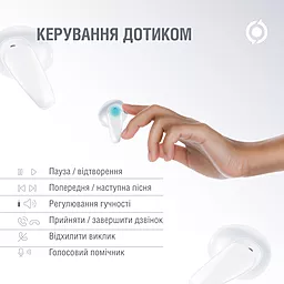 Наушники Piko TWS-MiniJoy White - миниатюра 4 Наушники Piko TWS-MiniJoy White - миниатюра 4