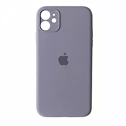Чехол Silicone Case Full Camera for Apple iPhone 11 Lavender Grey