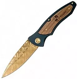 Нож Boker Tirpitz Damas Gold (110194DAM) Black-brown - фото Нож Boker Tirpitz Damas Gold (110194DAM) Black-brown