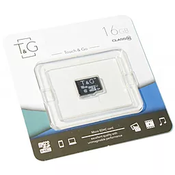 Карта пам'яті T&G microSDHC 16GB Class 10 UHS-I U1 (TG-16GBSD10U1-00) - фото Карта пам'яті T&G microSDHC 16GB Class 10 UHS-I U1 (TG-16GBSD10U1-00)