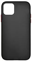 Чохол 1TOUCH Gingle Matte для Apple iPhone 12 Pro Max Black/Red