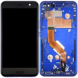 Дисплей HTC U11 (HTV33, 2PZC100, 2PZC5, 601HT) с тачскрином и рамкой, оригинал, Sapphire Blue - фото Дисплей HTC U11 (HTV33, 2PZC100, 2PZC5, 601HT) с тачскрином и рамкой, оригинал, Sapphire Blue