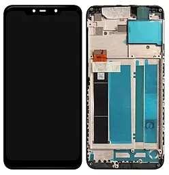 Дисплей Oukitel C22 с тачскрином и рамкой, оригинал, Black - фото Дисплей Oukitel C22 с тачскрином и рамкой, оригинал, Black