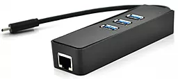 Мультипортовый USB Type-C хаб EasyLife J12 4-in-1 black - фото Мультипортовый USB Type-C хаб EasyLife J12 4-in-1 black