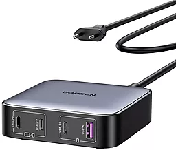 Сетевое зарядное устройство с быстрой зарядкой Ugreen CD328 100w 3xUSB-C/USB-A ports fast charger black (90928)