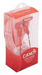 Наушники Remax Candy RM-505 Red - миниатюра 3