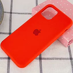 Чехол Silicone Case Full для Apple iPhone 11 Pro Red - миниатюра 2 Чехол Silicone Case Full для Apple iPhone 11 Pro Red - миниатюра 2