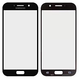 Корпусное стекло дисплея Samsung Galaxy A5 A520F 2017 (с OCA пленкой) Black - фото Корпусное стекло дисплея Samsung Galaxy A5 A520F 2017 (с OCA пленкой) Black
