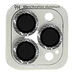 Защитное стекло Epik Metal Shine для Apple iPhone 15 Pro (6.1"), iPhone 15 Pro Max (6.7") Silver