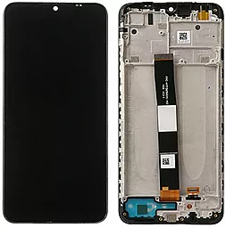Дисплей Xiaomi Redmi 9C NFC з тачскріном і рамкою, оригінал, Black