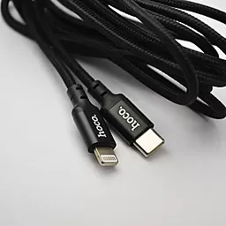 Кабель USB PD Hoco X14 Double speed 20W 3M USB Type-C - Lightning Cable Black - миниатюра 4