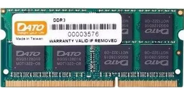 Оперативная память для ноутбука Dato 8 GB SO-DIMM DDR3L 1600 MHz (DT8G3DSDLD16) - фото 1