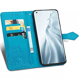 Чехол Epik Art Case с визитницей Xiaomi Mi 11 Lite Blue - миниатюра 2