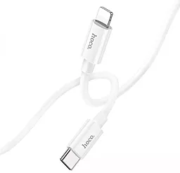 Кабель Hoco X87 Magic Silicone USB Type-C - Lightning 20w 3a 1м PD сable White - мініатюра 2 Кабель Hoco X87 Magic Silicone USB Type-C - Lightning 20w 3a 1м PD сable White - мініатюра 2