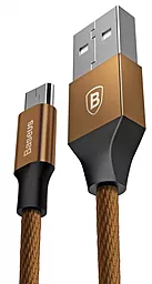 Кабель Baseus Yiven USB-A - micro USB 10w 1.5м cable Coffee (CAMYW-B12) - фото Кабель Baseus Yiven USB-A - micro USB 10w 1.5м cable Coffee (CAMYW-B12)