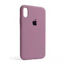 Чехол Silicone Case Full для Apple iPhone XR Blueberry