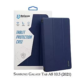 Чехол для планшета BeCover Smart Case для Samsung Galaxy Tab A8 10.5 (2021) Deep Blue (707262) - фото Чехол для планшета BeCover Smart Case для Samsung Galaxy Tab A8 10.5 (2021) Deep Blue (707262)
