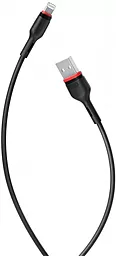 Кабель USB XO NB-P171 2.4A Lightning Cable Black