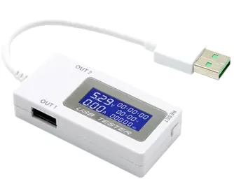 USB тестер LCDV03 + USB нагрузка 1A / 2A - фото 3