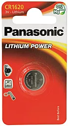 Батарейки Panasonic CR1620 1 шт. (CR-1620EL/1B) 3 V