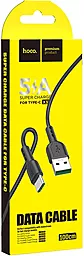 Кабель Hoco X33 Surge USB-A - Type-C 25w 5a 1м cable Black - мініатюра 7