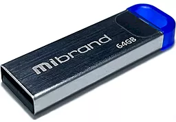 Флешка Mibrand 64 GB Falcon Blue (MI2.0/FA64U7U) Blue - фото Флешка Mibrand 64 GB Falcon Blue (MI2.0/FA64U7U) Blue