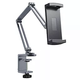 Держатель настольный WiWU Transformers Flexible Long Arm Bracket ZM310 Grey - фото Держатель настольный WiWU Transformers Flexible Long Arm Bracket ZM310 Grey