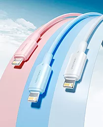 Кабель Vention USB-A - Lightning 12w 2.4a 2м cable White (LAMWH) - миниатюра 2 Кабель Vention USB-A - Lightning 12w 2.4a 2м cable White (LAMWH) - миниатюра 2
