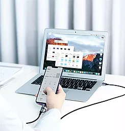 Універсальний кабель Ugreen US177 2-in-1 USB-A to Type-C/micro USB 15w 3a 1м сable Black (30875) - мініатюра 5 Універсальний кабель Ugreen US177 2-in-1 USB-A to Type-C/micro USB 15w 3a 1м сable Black (30875) - мініатюра 5