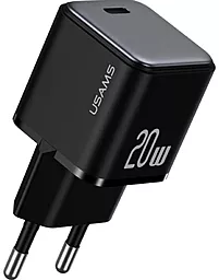 Сетевое зарядное устройство Usams US-CC183 20w PD USB-C home charger black (CC183TC01) - фото Сетевое зарядное устройство Usams US-CC183 20w PD USB-C home charger black (CC183TC01)