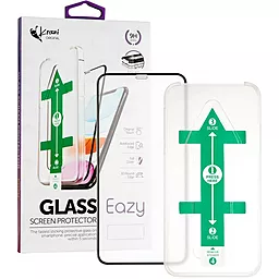 Захисне скло Krazi Eazy + Installation frame Apple iPhone 11 Pro Max, iPhone XS Max Black - фото Захисне скло Krazi Eazy + Installation frame Apple iPhone 11 Pro Max, iPhone XS Max Black