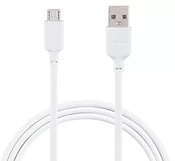 Кабель Momax Zero 12w 2.4a USB-A - micro USB cable white (DM16W) - фото Кабель Momax Zero 12w 2.4a USB-A - micro USB cable white (DM16W)