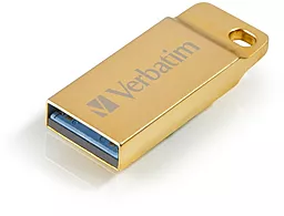 Флешка Verbatim Metal Executive USB 3.2 Gen 1 64GB (99106) Gold - фото Флешка Verbatim Metal Executive USB 3.2 Gen 1 64GB (99106) Gold