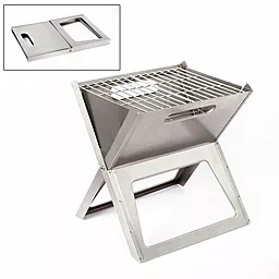 Bo-Camp Гриль угольный Bo-Camp Notebook/Fire Basket Compact Silver (8108347) - фото Bo-Camp Гриль угольный Bo-Camp Notebook/Fire Basket Compact Silver (8108347)