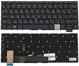 Клавіатура для ноутбуку HP EliteBook X360 1030 G8 без рамки Black