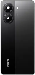Задняя крышка корпуса Xiaomi Poco X7 Pro со стеклом камеры, Original Black - фото Задняя крышка корпуса Xiaomi Poco X7 Pro со стеклом камеры, Original Black