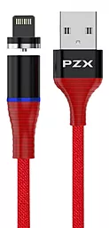 Кабель USB PZX V133 Magnetic 15w 3.1a USB Lighting cable red