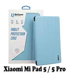 Чехол для планшета BeCover Smart Case для Xiaomi Mi Pad 5 / 5 Pro Blue (707579) - фото Чехол для планшета BeCover Smart Case для Xiaomi Mi Pad 5 / 5 Pro Blue (707579)