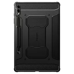 Чехол для планшета Spigen Rugged Armor Pro для Samsung Galaxy Tab S9 Plus (12.4") Black (ACS06539) - миниатюра 2