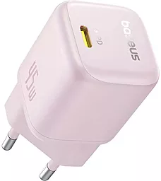 Сетевое зарядное устройство Baseus PicoGo GaN 45w PD USB-C fast charger pink (P10176800413-00) - фото Сетевое зарядное устройство Baseus PicoGo GaN 45w PD USB-C fast charger pink (P10176800413-00)