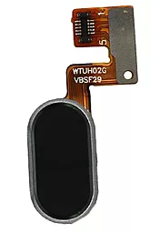 Шлейф Meizu M3 Note (M681H) (10pin) зі сканером відбитка пальця Black