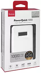 Повербанк Yoobao PD10 10000 mAh White - миниатюра 3 Повербанк Yoobao PD10 10000 mAh White - миниатюра 3
