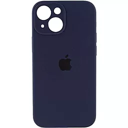 Чохол Silicone Case Full Camera для Apple iPhone 14 Midnight Blue